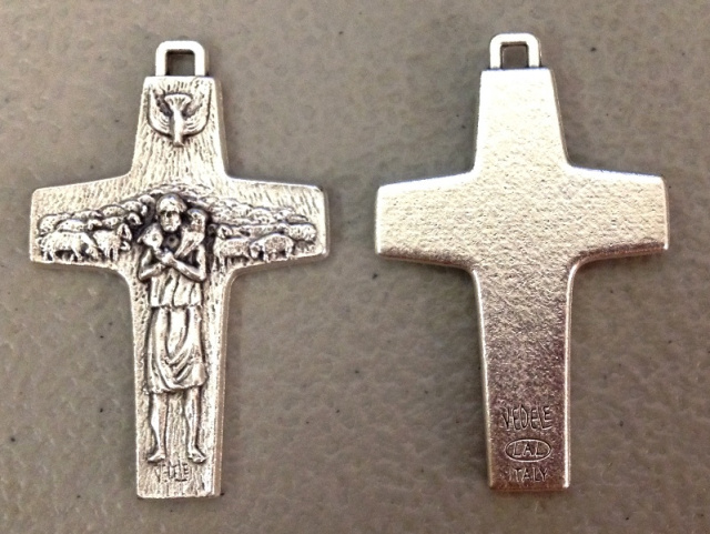 *Large* Pope Francis Pectoral Cross Pendant